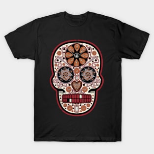 Mexican Sugar Skull Devil's Food Decadence with Calavera Cream Frosting T-Shirt